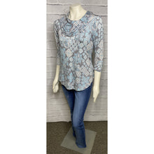 Load image into Gallery viewer, Paisley Cowl Neck Print Top