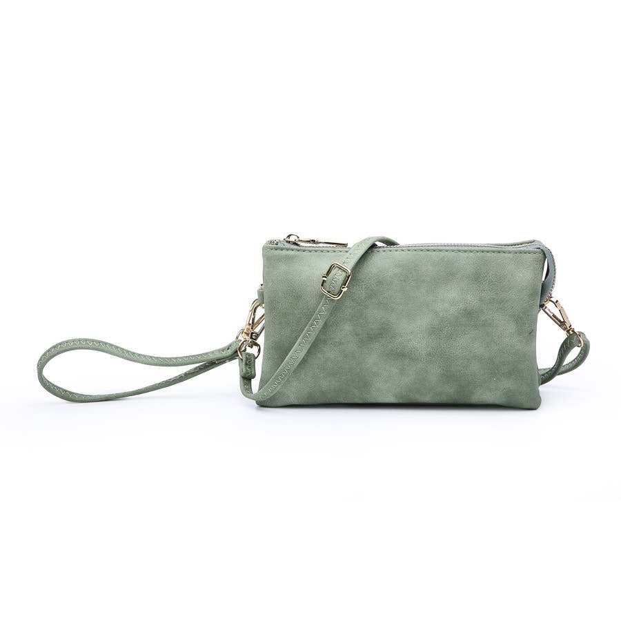 Jade Riley 3 Compartment Wristlet Crossbody