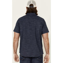 Load image into Gallery viewer, Chambray Indigo Western Style Short Sleeve Button Up