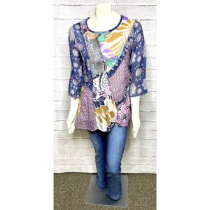 Multi Patterned Tunic