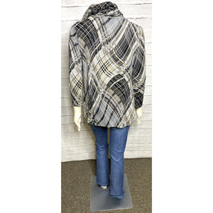 Cowl Neck Print Top