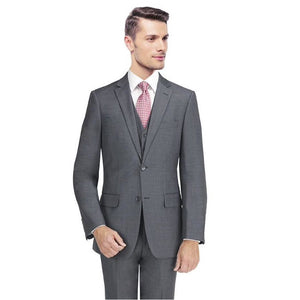 Dark Grey Wool/Silk Blend Suit