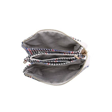 Load image into Gallery viewer, Riley Plaid 3 Compartment Crossbody/Wristlet