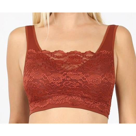 Lace Overlay Bralette – Weil's Clothing