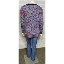 Load image into Gallery viewer, Lace Up Emblem Print Tunic
