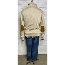 Load image into Gallery viewer, Sueded Patch Quarter Zip Sweater
