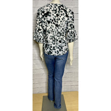 Load image into Gallery viewer, Ruffle Sleeve Animal Print Blouse