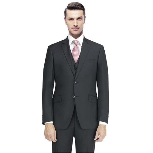 Black Wool/Silk Blend Suit