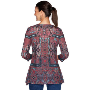 Paisley Kaleidoscope Print Top