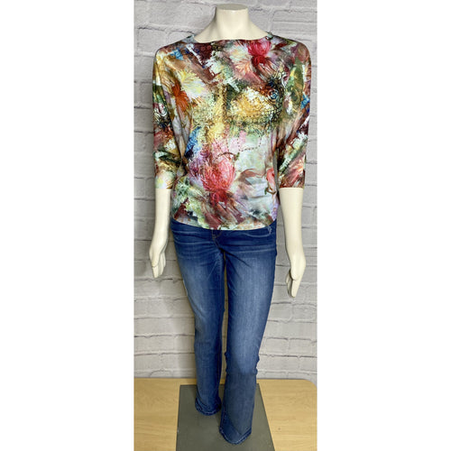 Floral Beaded Spring Dolman