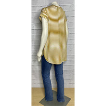 Load image into Gallery viewer, Striped Split Side Mustard Knit