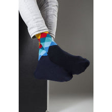 Load image into Gallery viewer, Men&#39;s Marine Diamond Socks