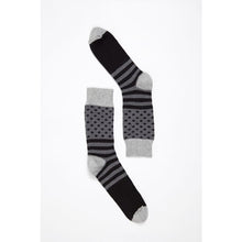 Load image into Gallery viewer, Men&#39;s Stone Dot Stripe Socks