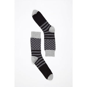 Men's Stone Dot Stripe Socks