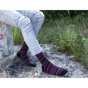 Men's Garnet Stripe Socks