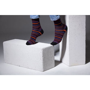 Men's Garnet Stripe Socks