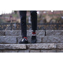 Load image into Gallery viewer, Men&#39;s Red Blush Stripe Socks