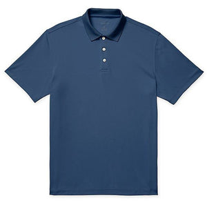 Indigo Short Sleeve Striped Air Polo